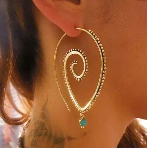 Gypsy Boho Fun Fashion Lightweight Gem Jewelry - Gypsy Boho Fun Fashion Lightweight Earrings Gem
